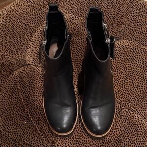 Mia Black Ankle Boots